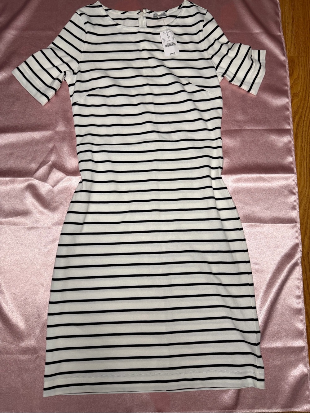J.Crew  Women’s Striped Cotton Sheath Dress Size XS NWT Preppy
